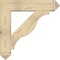 Ekena Millwork Funston Arts and Crafts Rough Sawn Bracket w/ Offset Brace, Douglas Fir, 8"W x 34"D x 34"H BKT0806X34X34FST03RDF - alternate 2